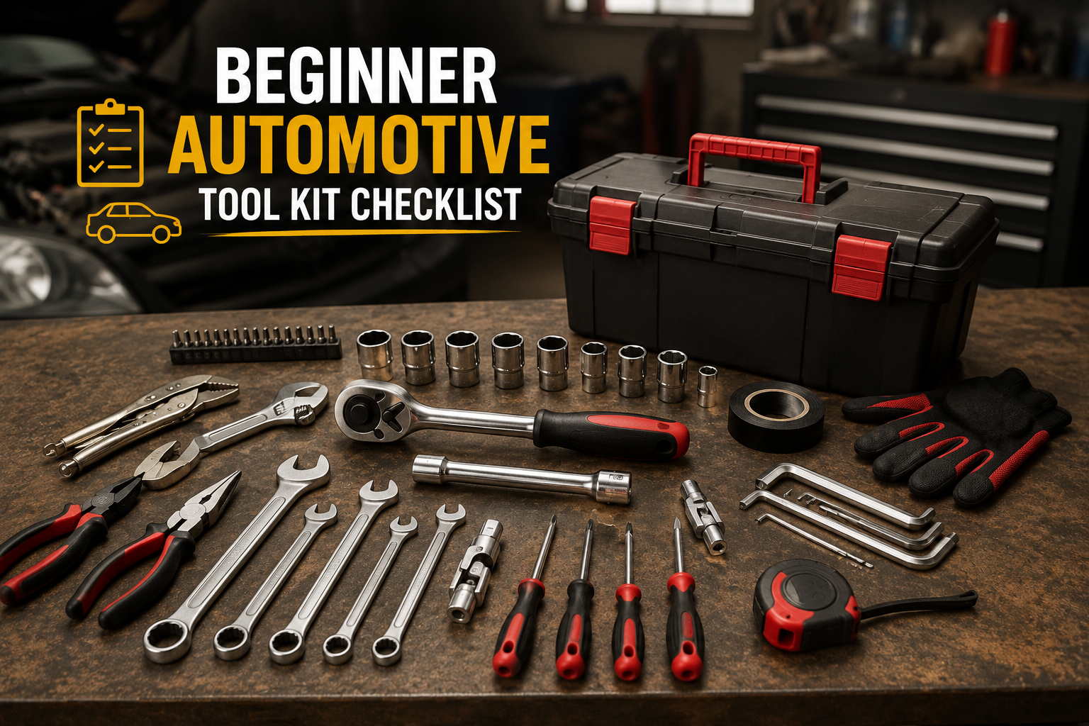The Beginner's Automotive Tool Kit Checklist