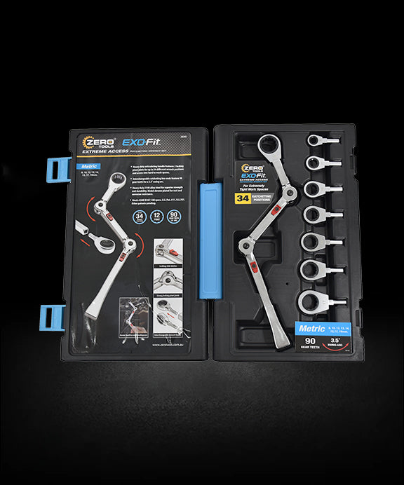 EXOFIT flexi interchangeable spanner set SAE