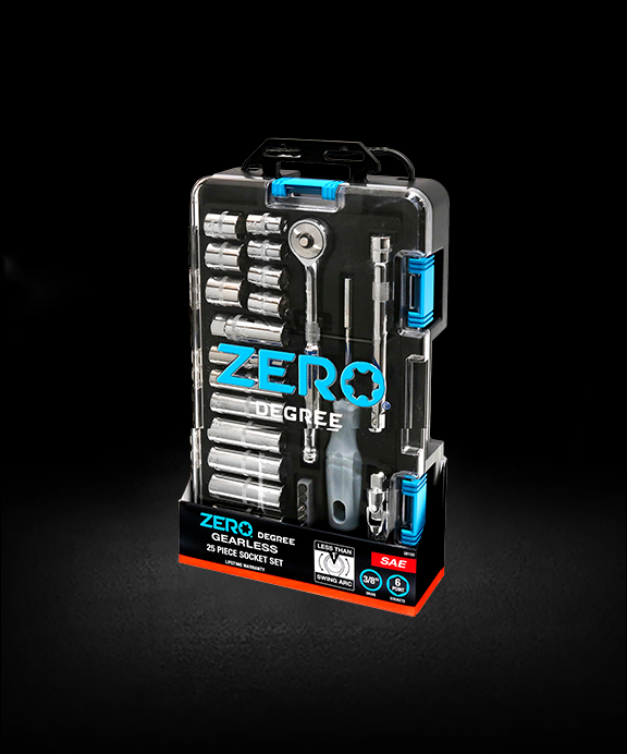 3/8 Gearless Ratchet Set 25 Piece METRIC